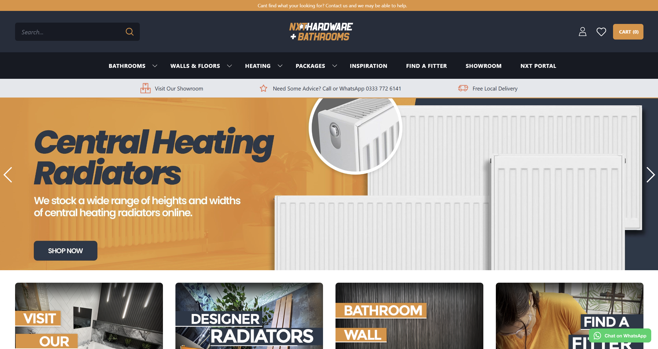 NXT Hardware + Bathrooms