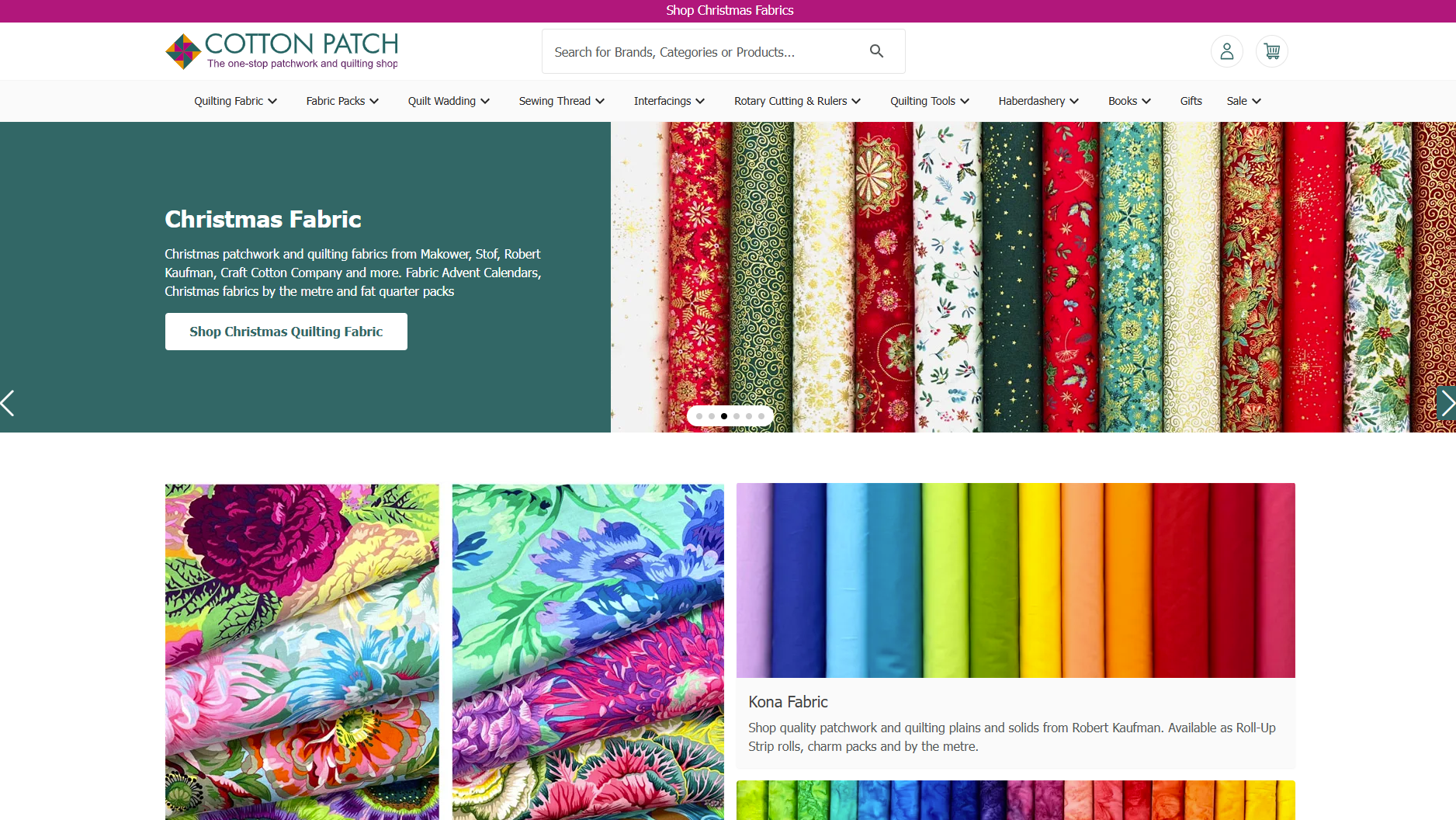 Cotton Patch homepage